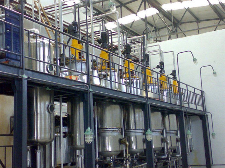Aceite de pescado Ester Refining System de etilo de la productividad del sistema del refinamiento del aceite de pescado del PLC alto