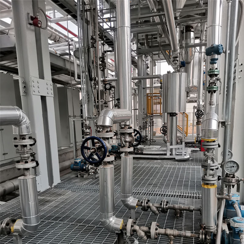 2004 Establecimiento del sistema de recuperación de solventes para la refinación de cera Fischer-Tropsch y fines de destilación secundaria